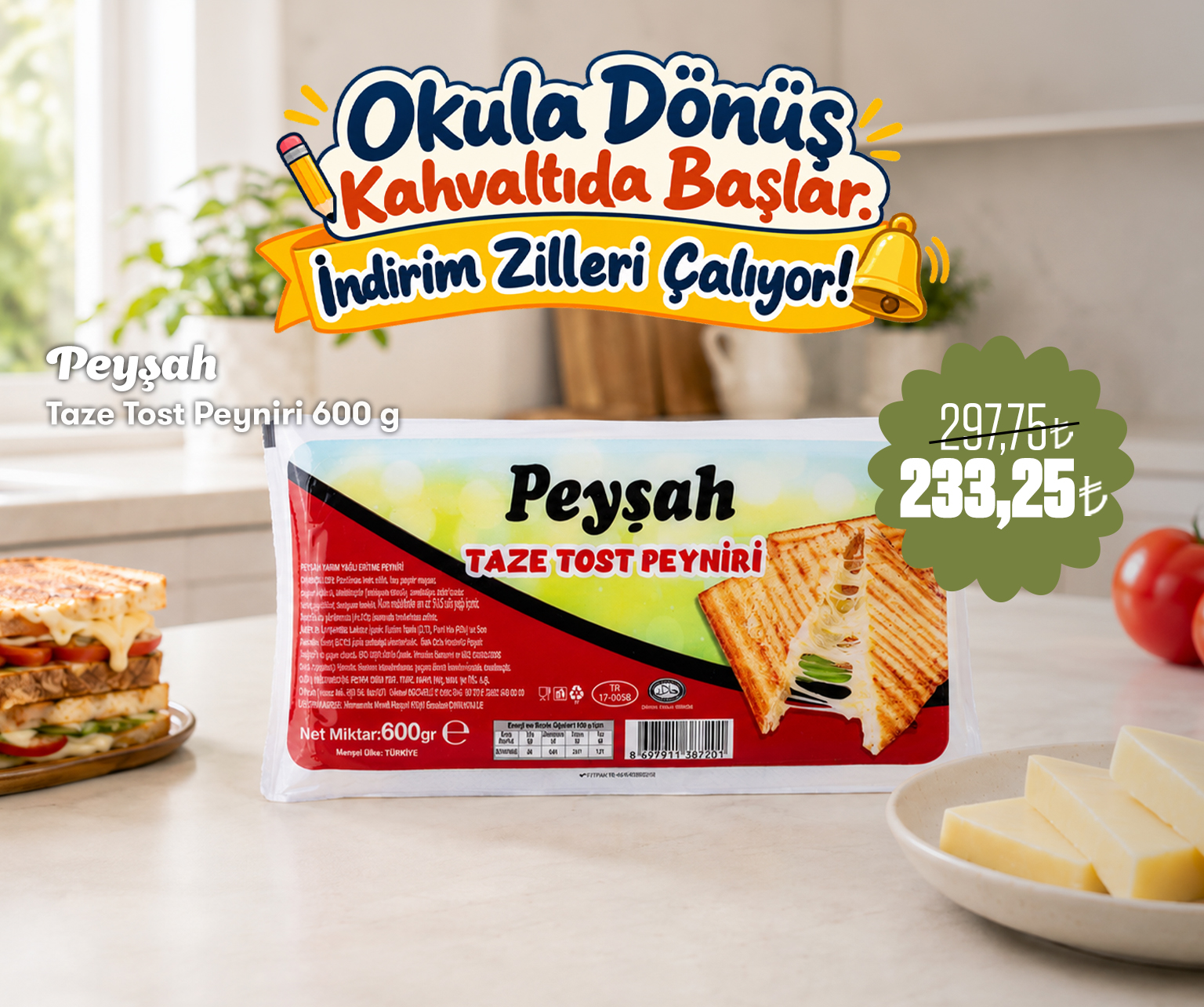 Tost Peyniri